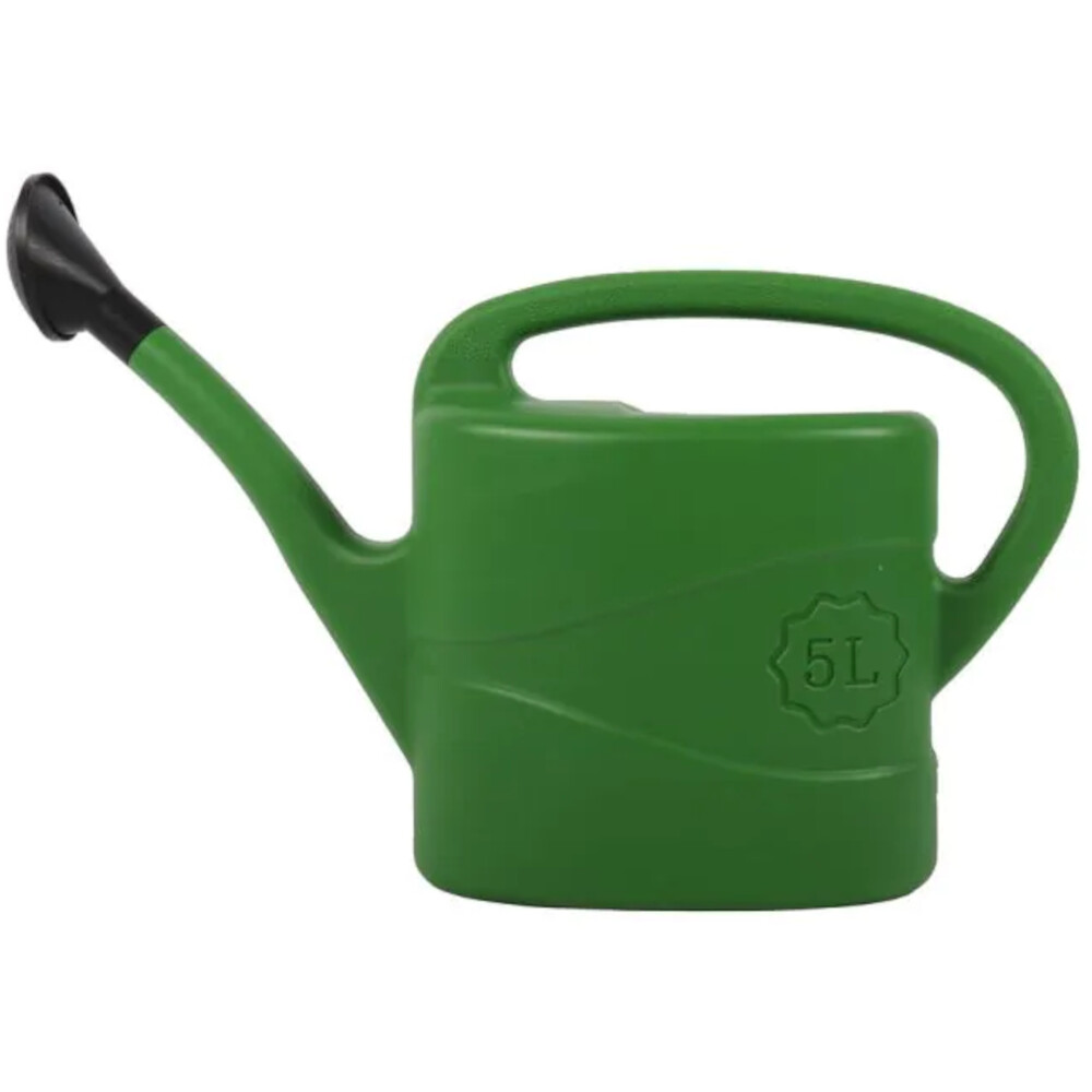 Gie&szlig;kanne 5 Liter gr&uuml;n aus Kunststoff mit Brause