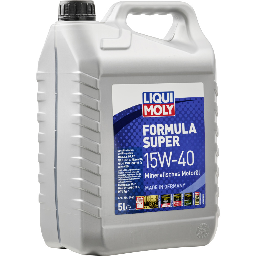 LIQUI MOLY 5 Liter Formula Super 15W-40  f&uuml;r Benzin- und Dieselmotoren