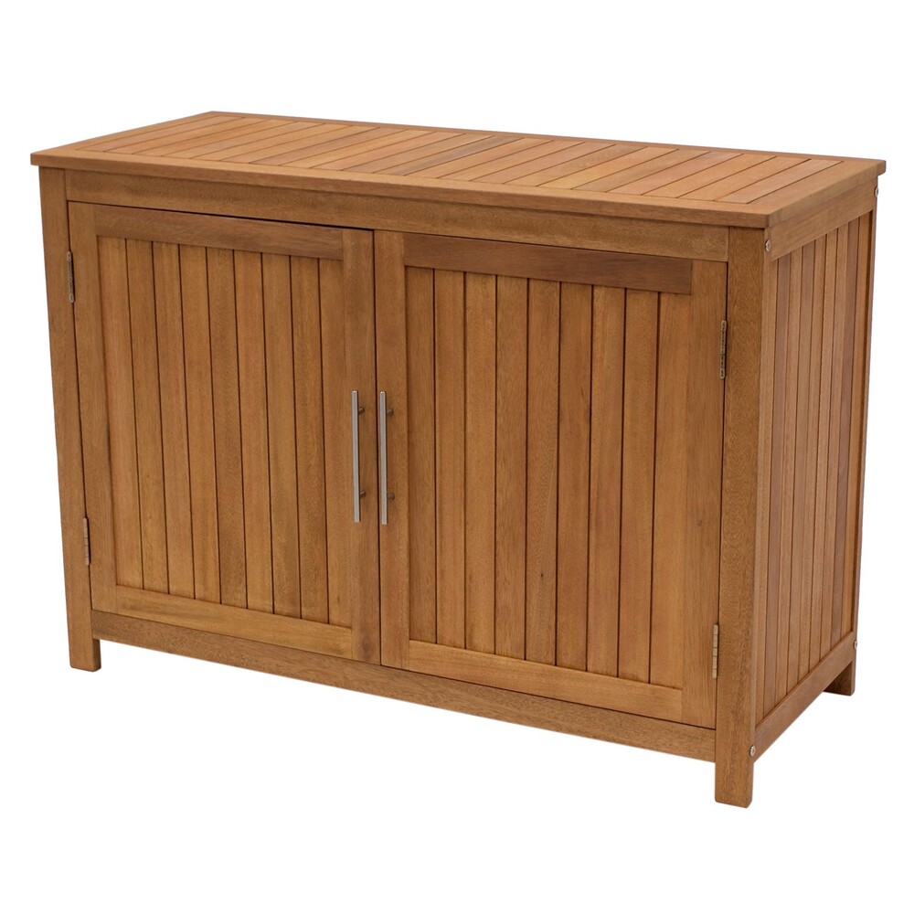 Konsolenschrank 120 x 50 x 85 cm Eukalyptus ge&ouml;lt
