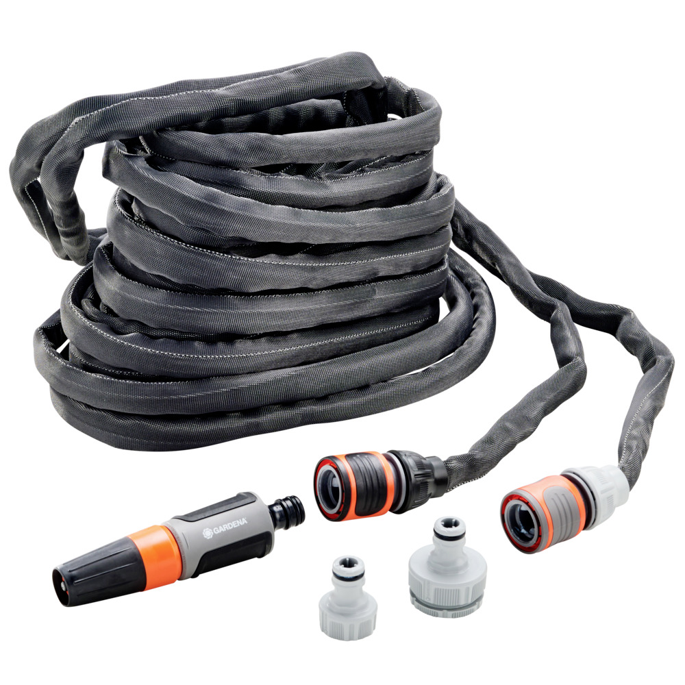 GARDENA Textilschlauch-Set "Liano Life" 1/2", 15 m