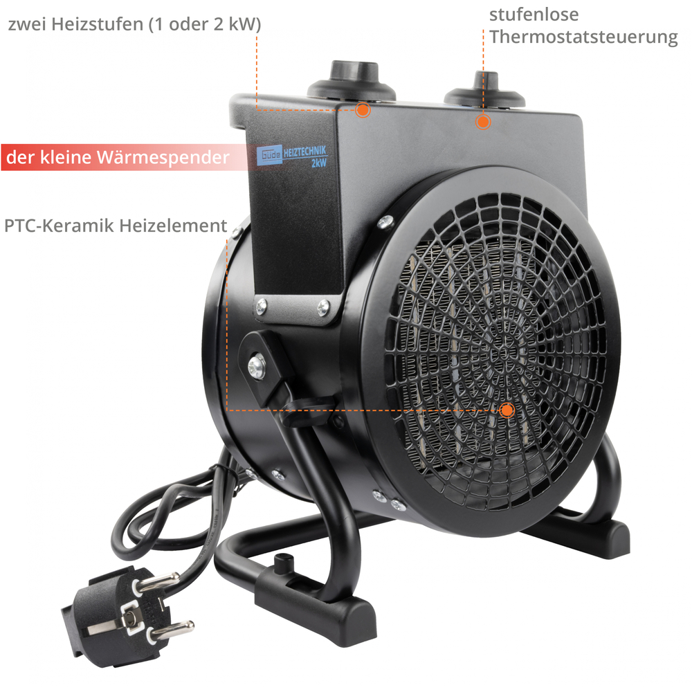 G&uuml;de&reg; Keramik-Heizl&uuml;fter GH 2000 K image number 7