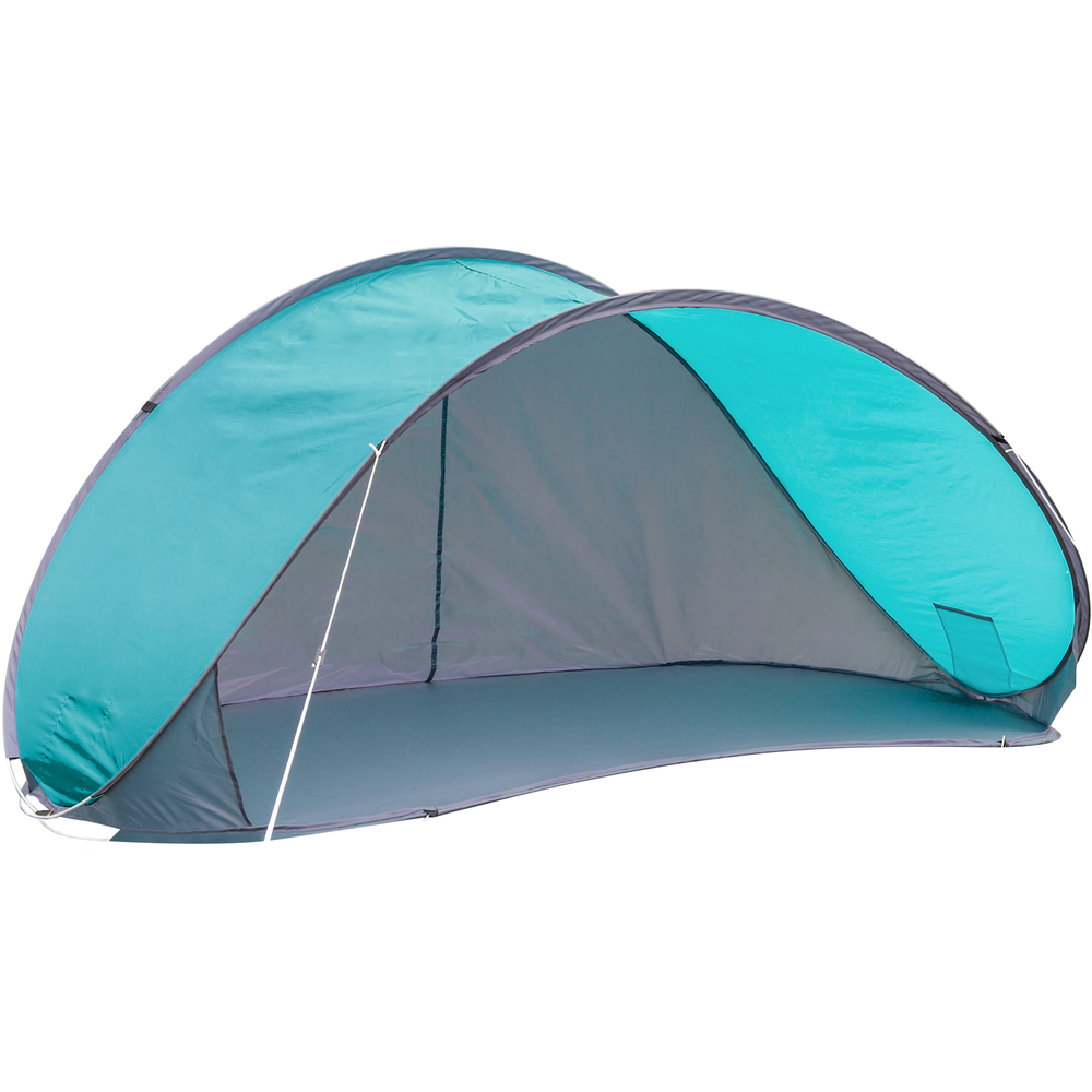 Strandmuschel Pop-Up 210 x 110 x 90 cm