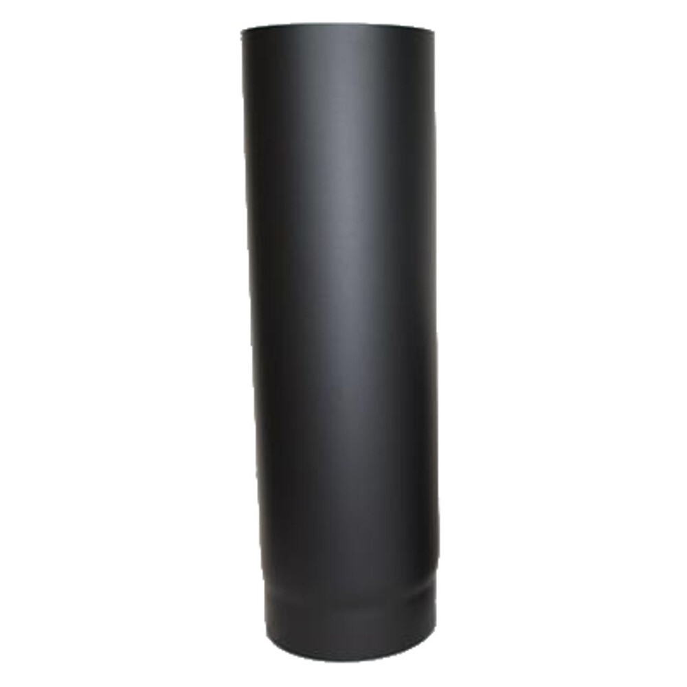 Ofenrohr gerade &Oslash; 150x750 mm Stahlblech schwarz