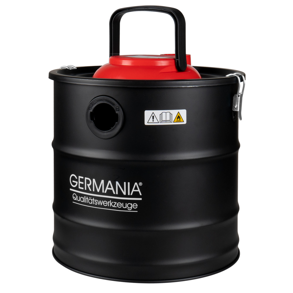 GERMANIA&reg; Aschesauger 20 Liter aus Stahl 1200 W image number 2