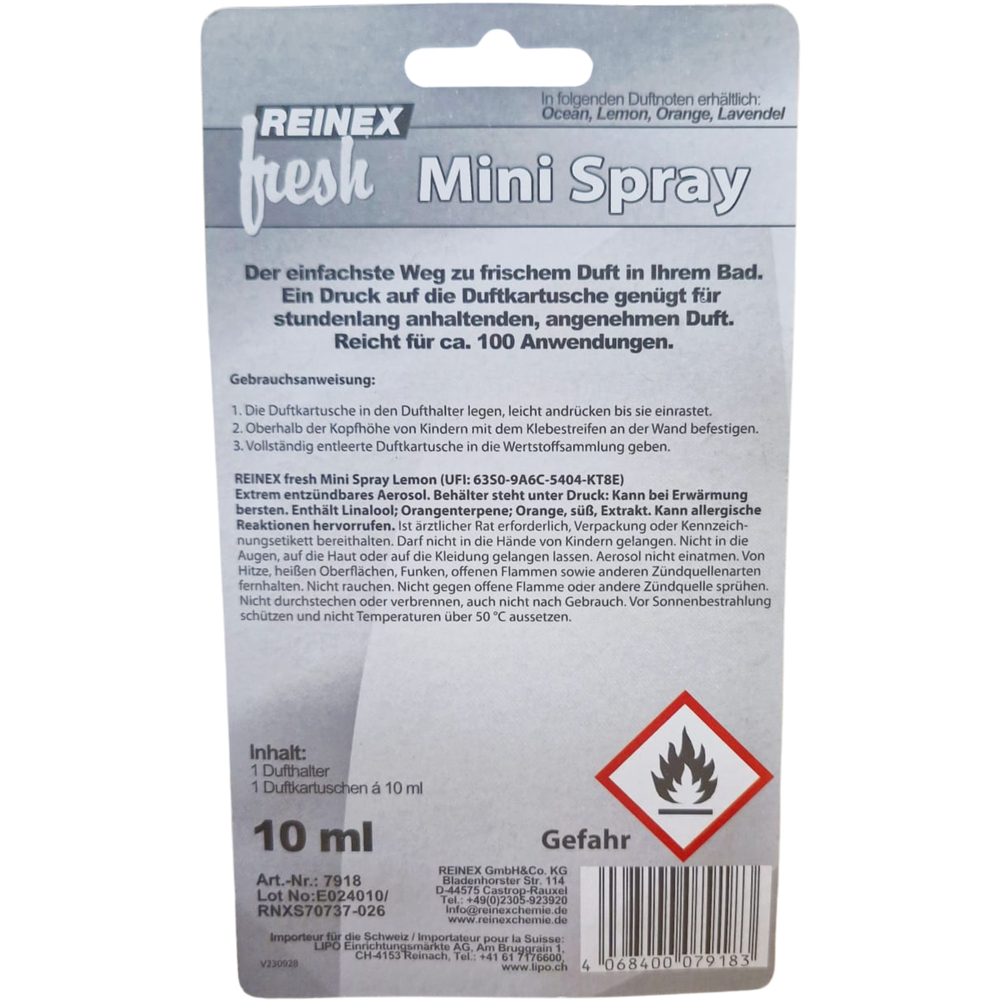 Reinex Mini Duft-Spray Starterset image number 5