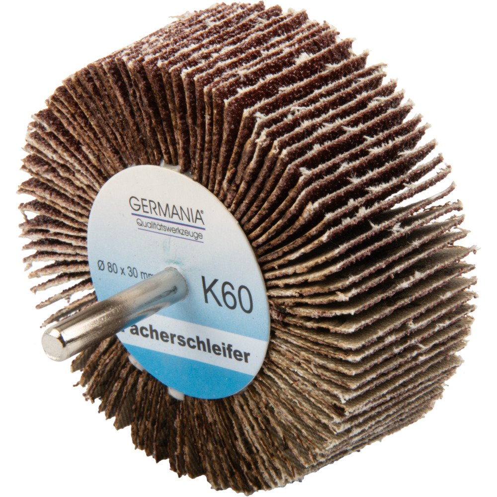 GERMANIA&reg; F&auml;cherschleifer &Oslash; 80 x 30 mm K60