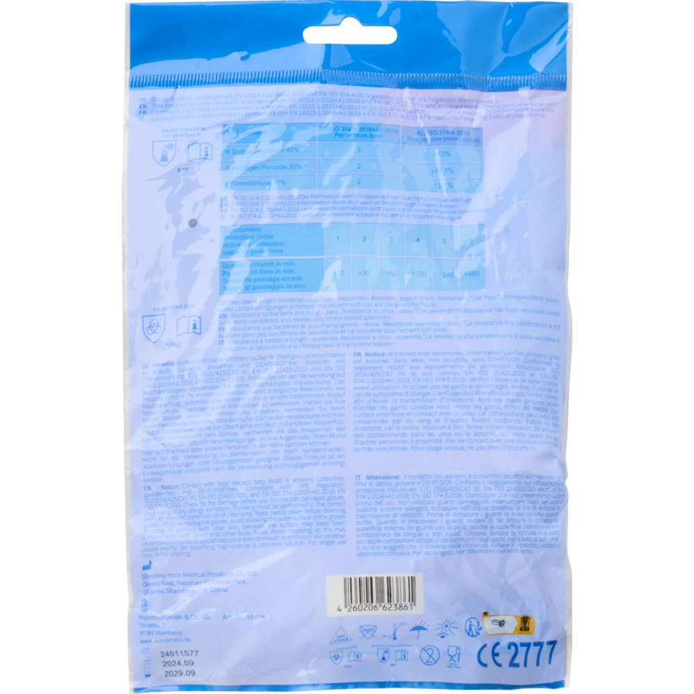 WUNDmed&reg; Einmalhandschuhe Vinyl Gr. L/XL, 10 St&uuml;ck image number 2