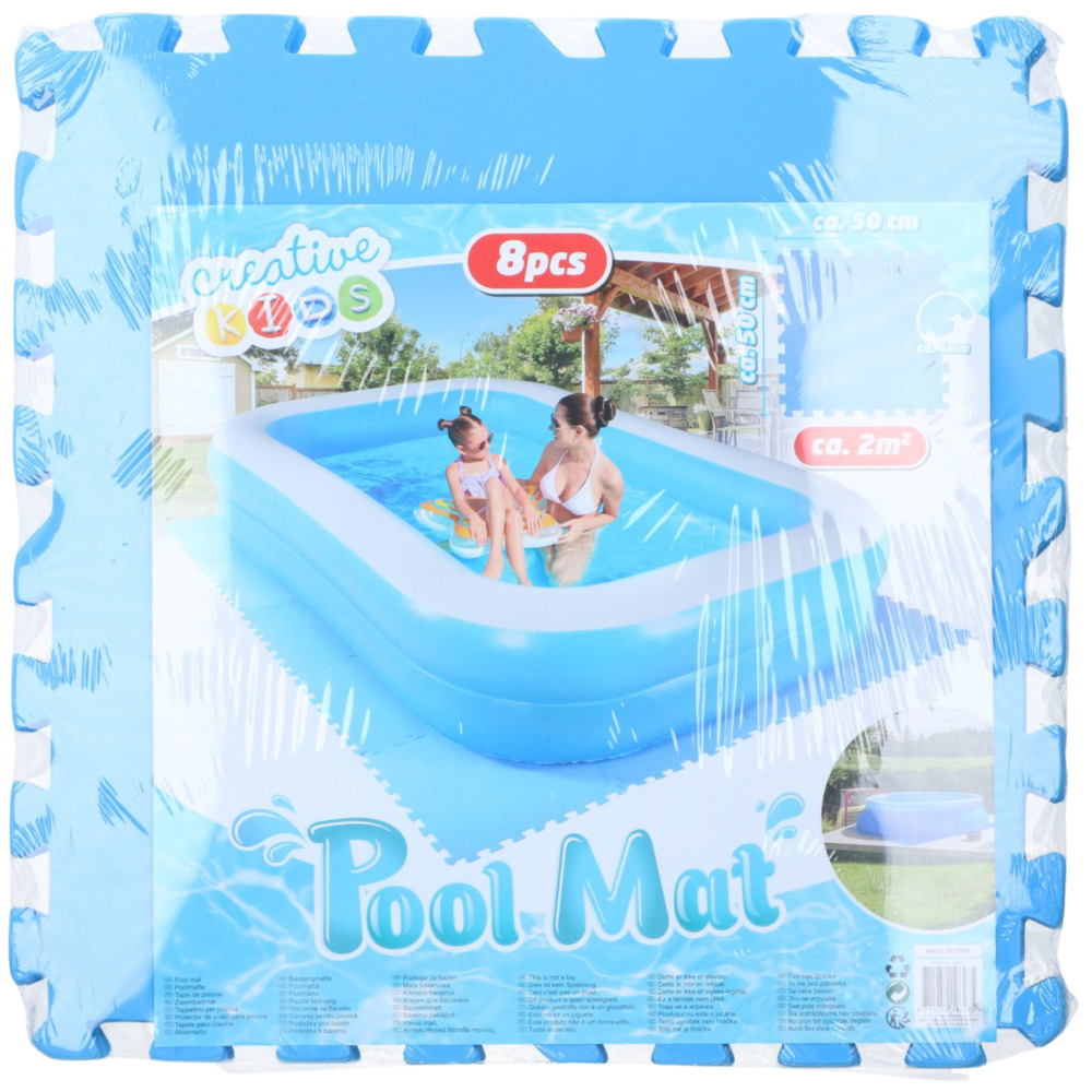 Poolmatten Set 9 St&uuml;ck 55 x 55 cm image number 1