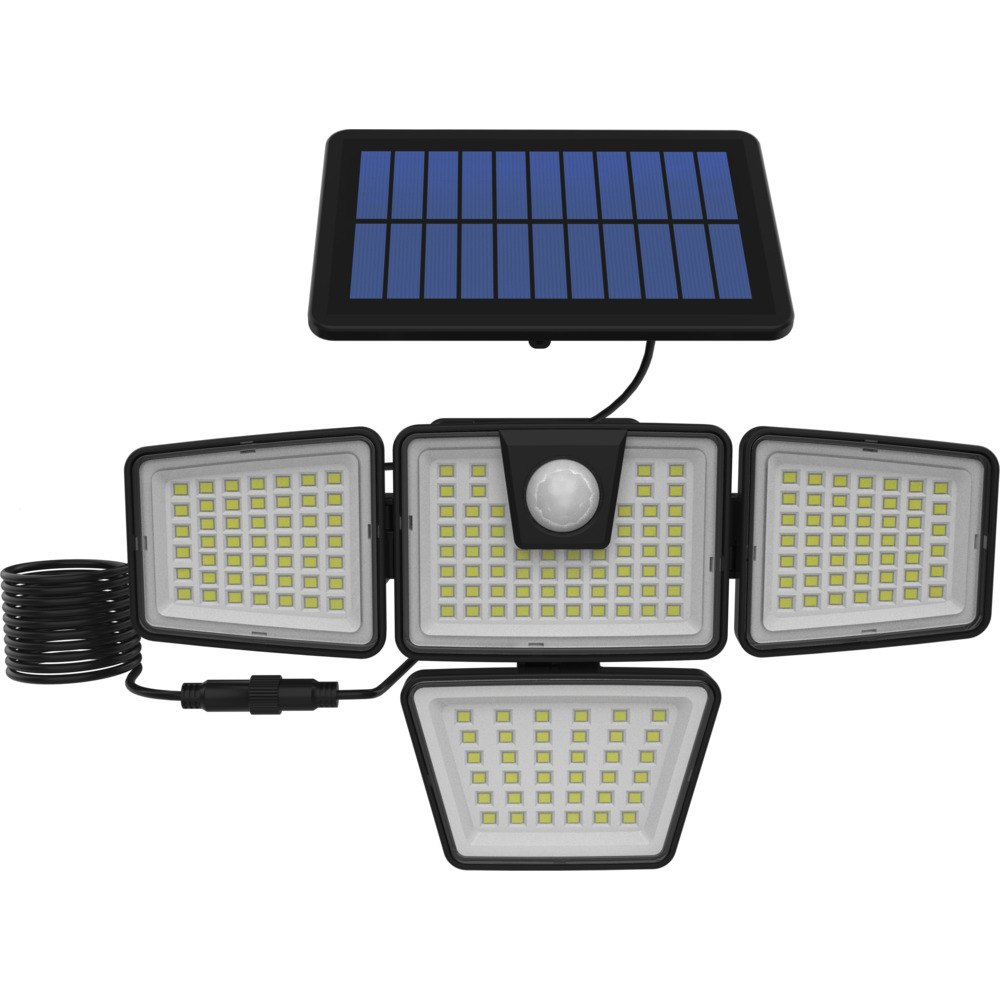 LED-Solar-Wandleuchte mit Bewegungssensor