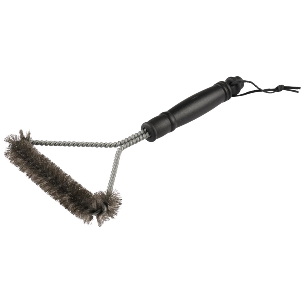 Grill-Reinigungsb&uuml;rste 30 cm mit Drahtborsten aus rostfreiem Edelstahl