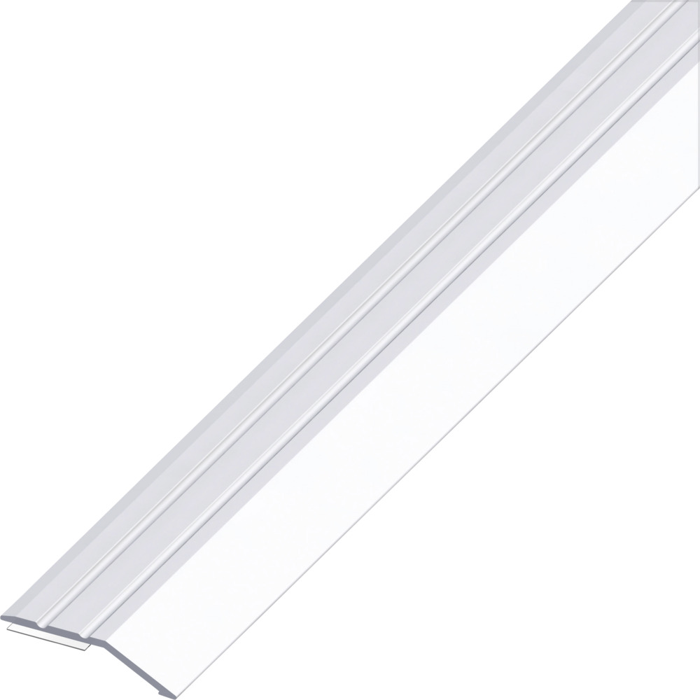 Abschlussleiste Aluminium eloxiert 1000 x 30 x 5 mm silberfarben selbstklebend