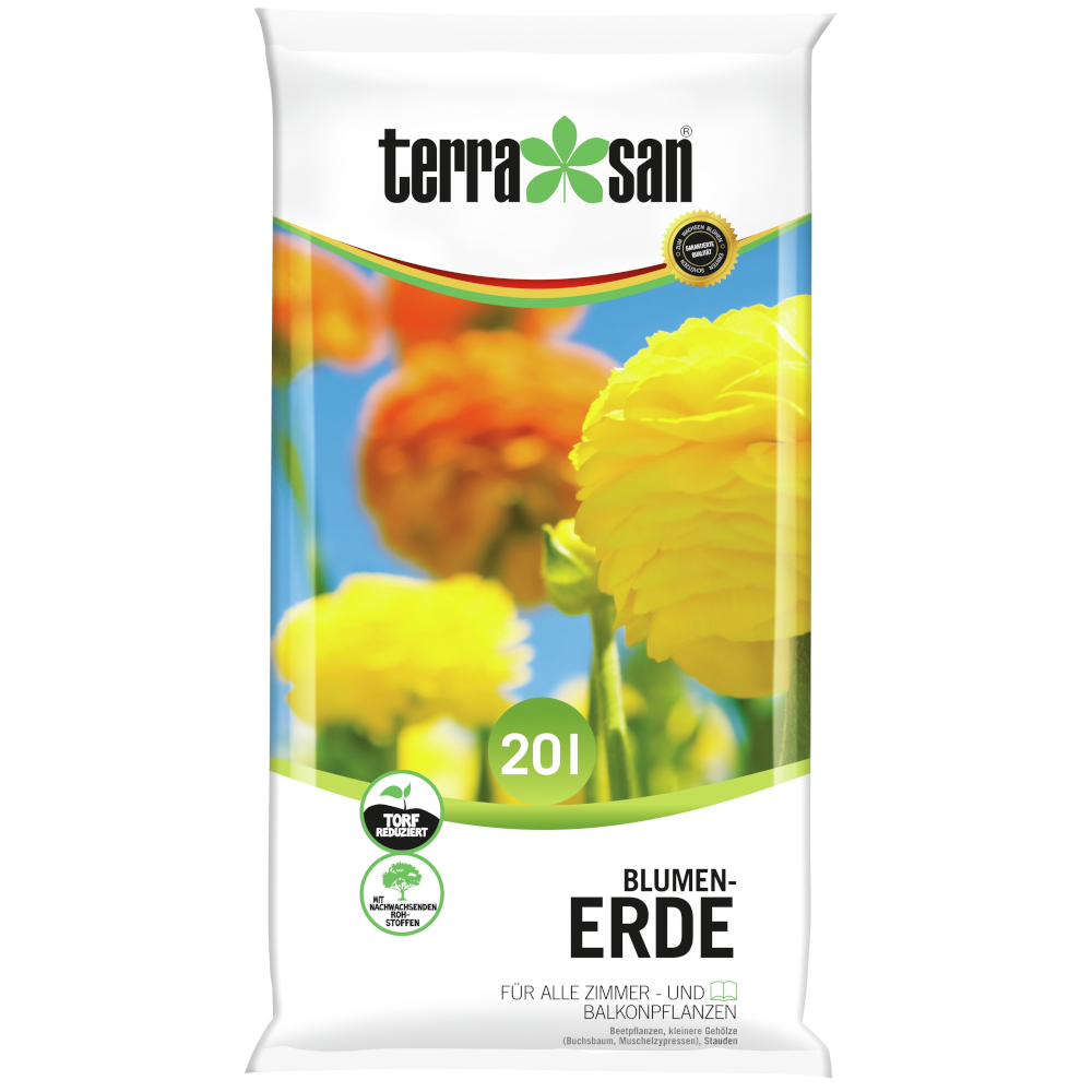 terrasan&reg; Universal-Blumenerde 20 Liter, torfreduziert