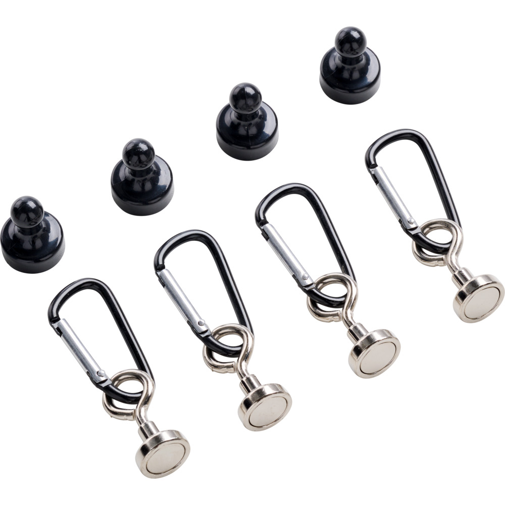 4er-Set Magnete mit Karabiner