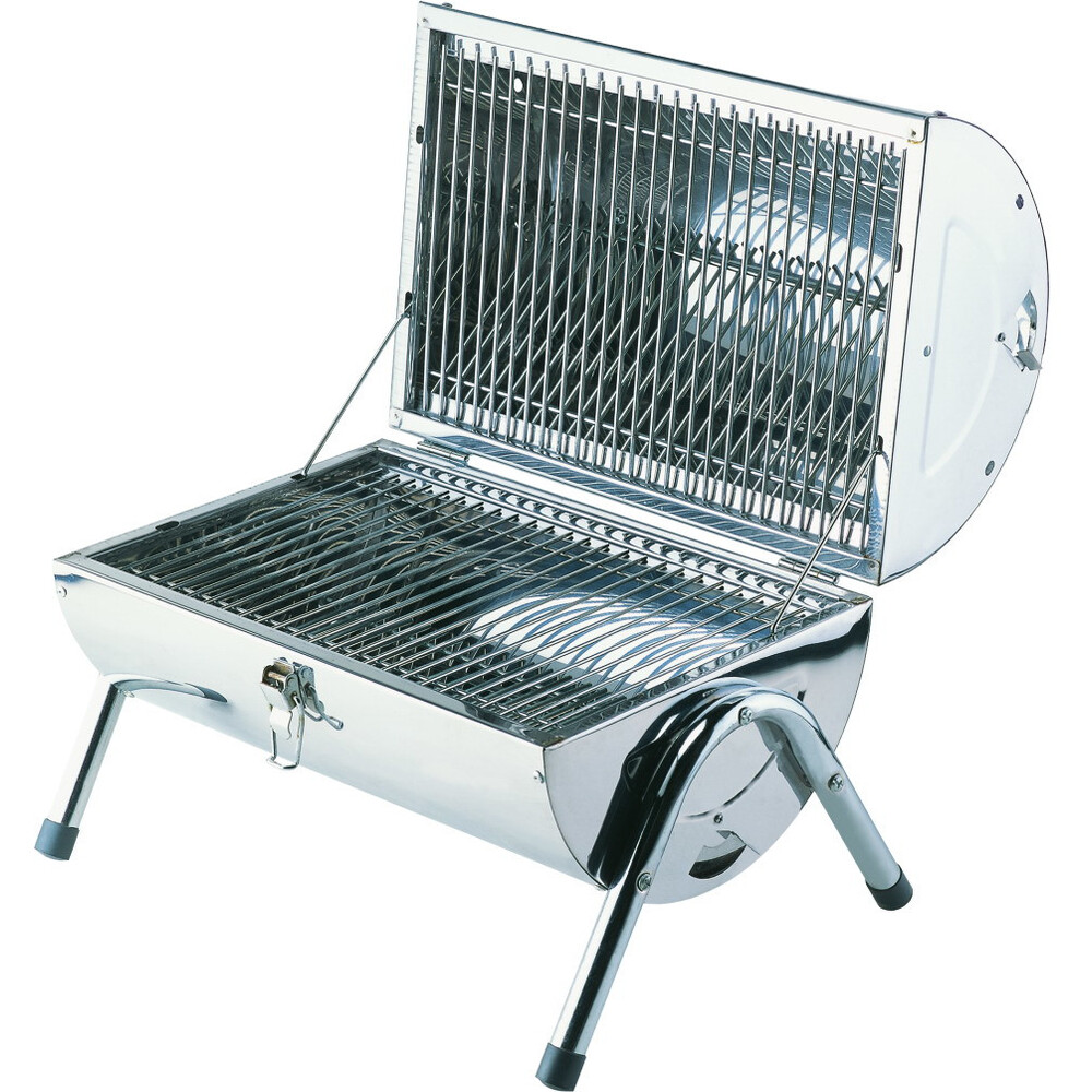 Edelstahl-Grilltonne