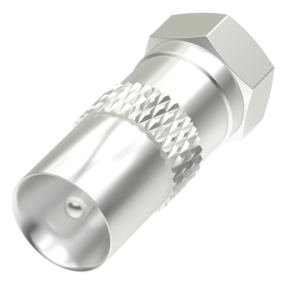 hama&reg; SAT-Adapter, F-Stecker - Koax-Stecker, steckbar
