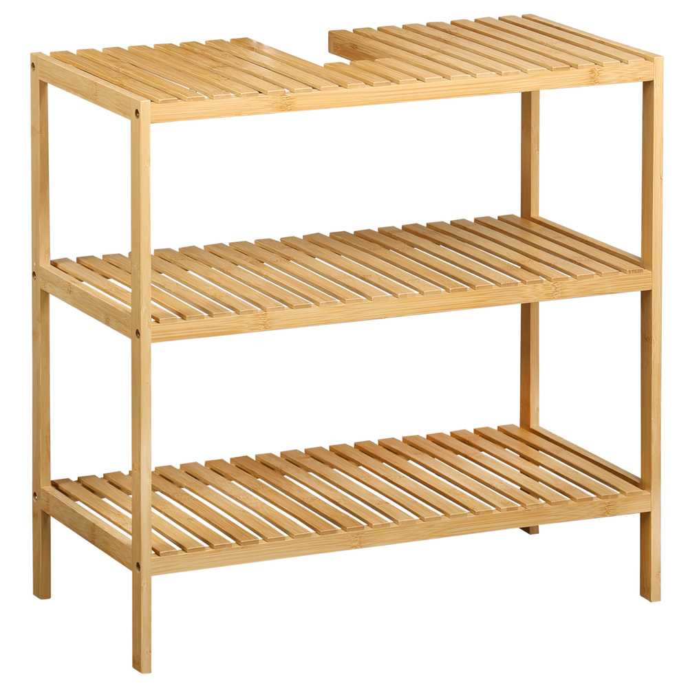Waschbeckenunterschrank aus Bambus