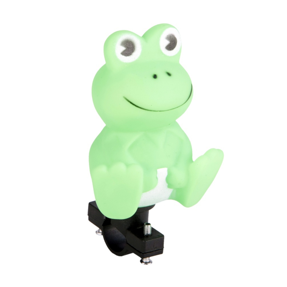 FISCHER Kinder Fahrrad Glocke, Frosch Ballhupe