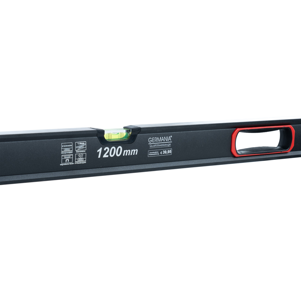 GERMANIA&reg; Wasserwaage schwarz 120 cm Aluminium image number 4