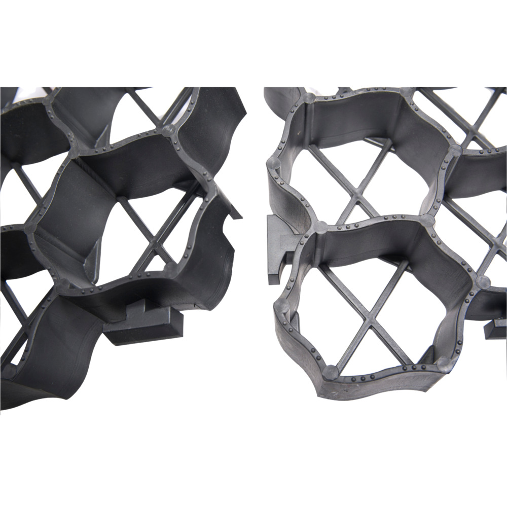 26x Rasengitter 59 x 39,5 x 3 cm Kunststoff schwarz image number 1