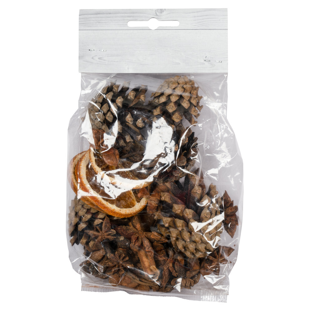 Weihnachtsdeko "Potpourri&ldquo; Mischung mit Sternanis & Orangenscheiben 90 g