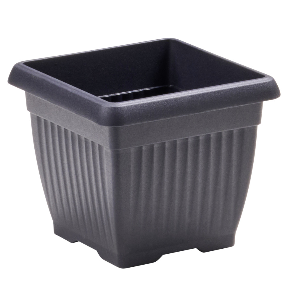 Prosperplast Pflanztopf Terra 24 x 24 cm anthrazit