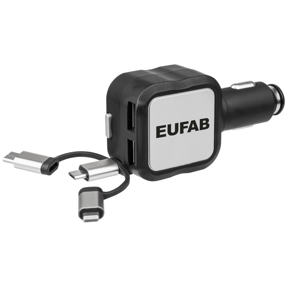 Universal-Kfz-Ladekabel  mit verschiedenen Adaptern