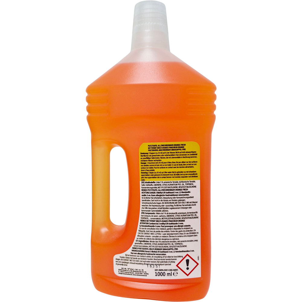 Reinex Allesreiniger PutzTeufel Orange 1 Liter image number 1