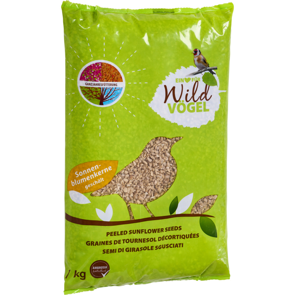 Sonnenblumenkerne gesch&auml;lt 1 kg mit hohem &Ouml;lgehalt f&uuml;r mehr Energie image number 1