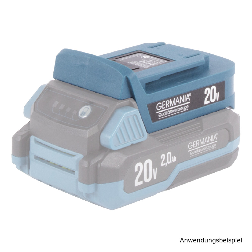 GERMANIA&reg; Akku-Plattform 2.0 Adapter 20V Generation 2.0 image number 3