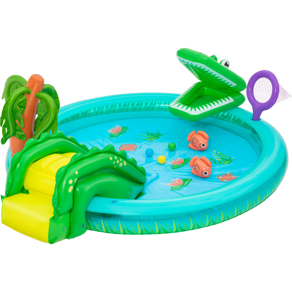 Bestway&reg; Wasserspielcenter Krokodil 224 x 181 x 72 cm