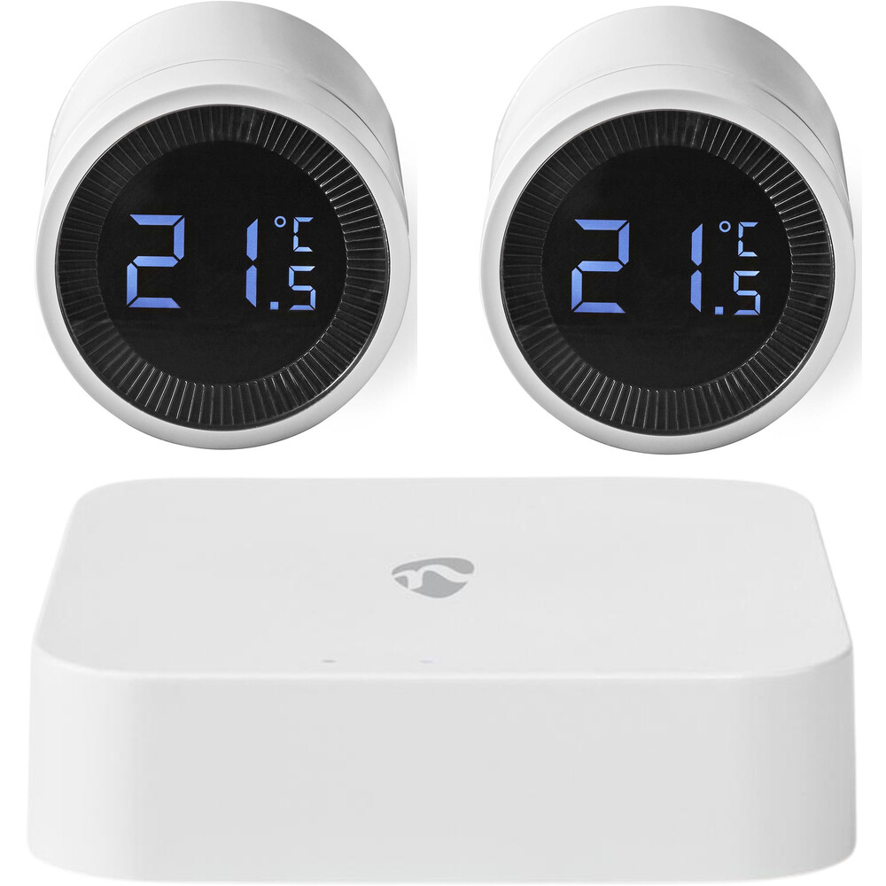 Nedis SmartLife Heizk&ouml;rperthermostat-Starterset 3-teilig
