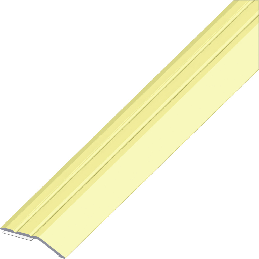 Flach-Abschluss-Profil Aluminium eloxiert 1000 x 30 x 5 mm messingfarben selbstklebend