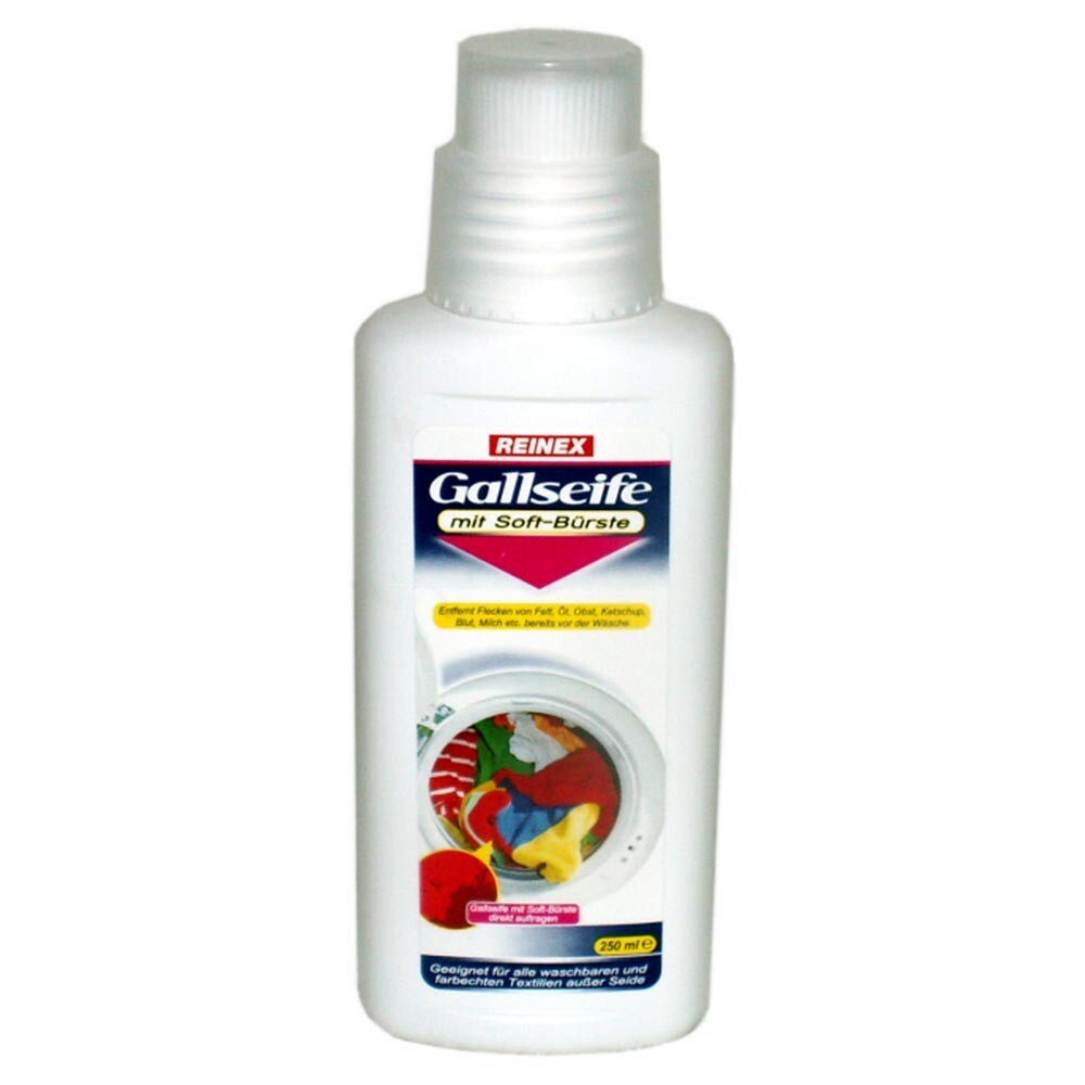 Reinex Gallseife 250 ml mit Softb&uuml;rste