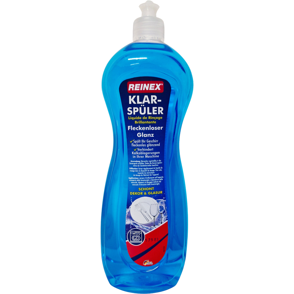 Reinex Klarsp&uuml;ler 1 Liter mit Zitronenduft, f&uuml;r die Geschirrsp&uuml;lmaschinen