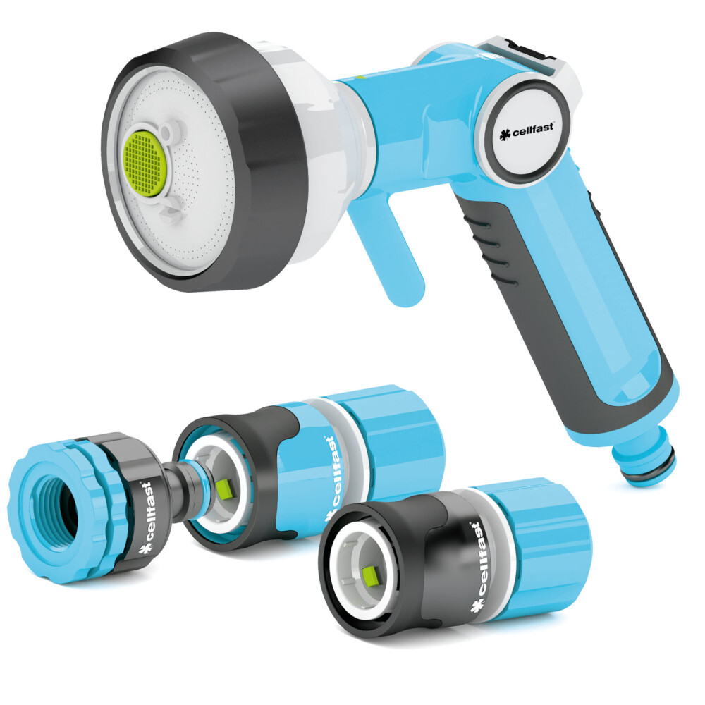 Gartenbrausen-Set ERGO&trade; 4-teilig, 3/4", mit 4-Funktions-Brause