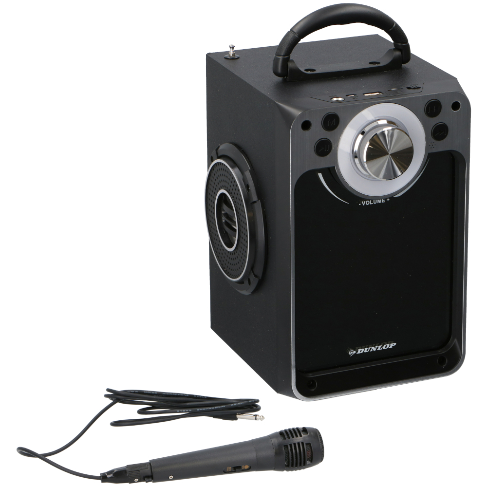 Dunlop Bluetooth-Lautsprecher 2x5 Watt - mit Mikrofon