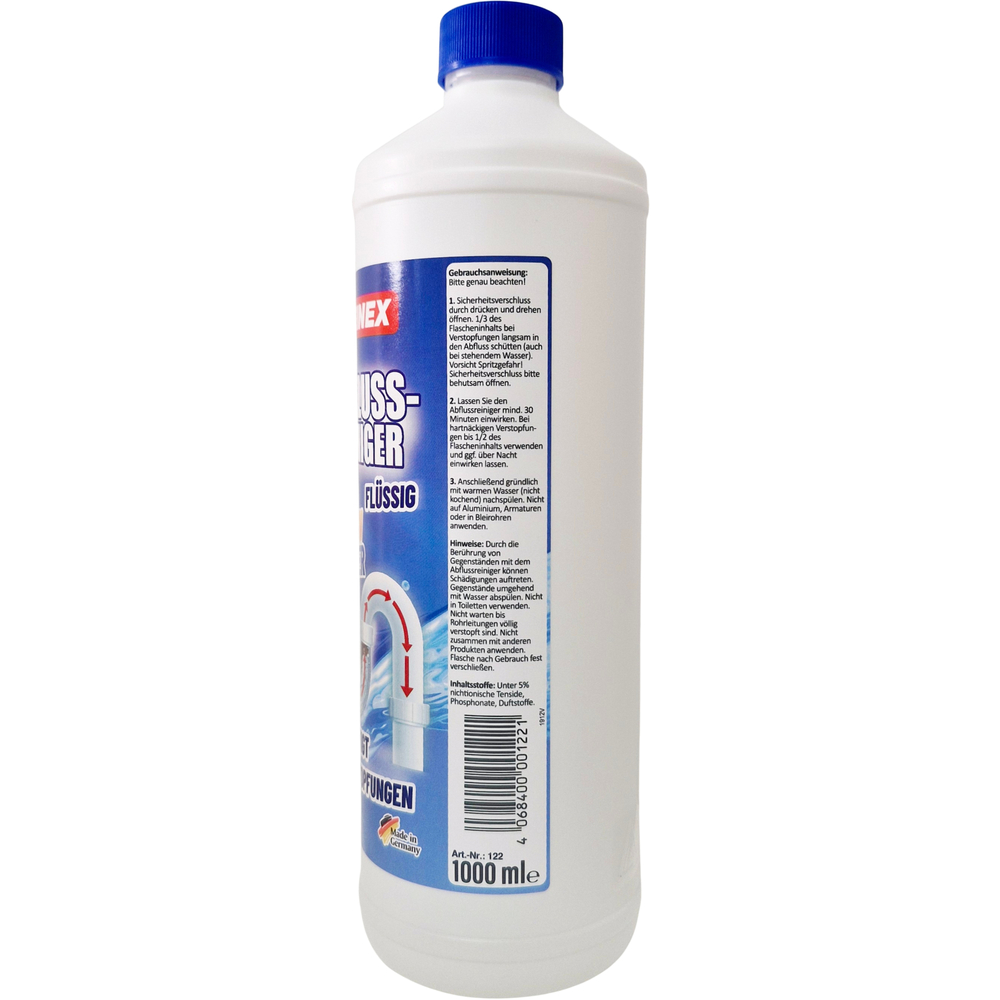 Reinex Abflussreiniger fl&uuml;ssig 1 Liter zur selbstt&auml;tigen Reinigung image number 2