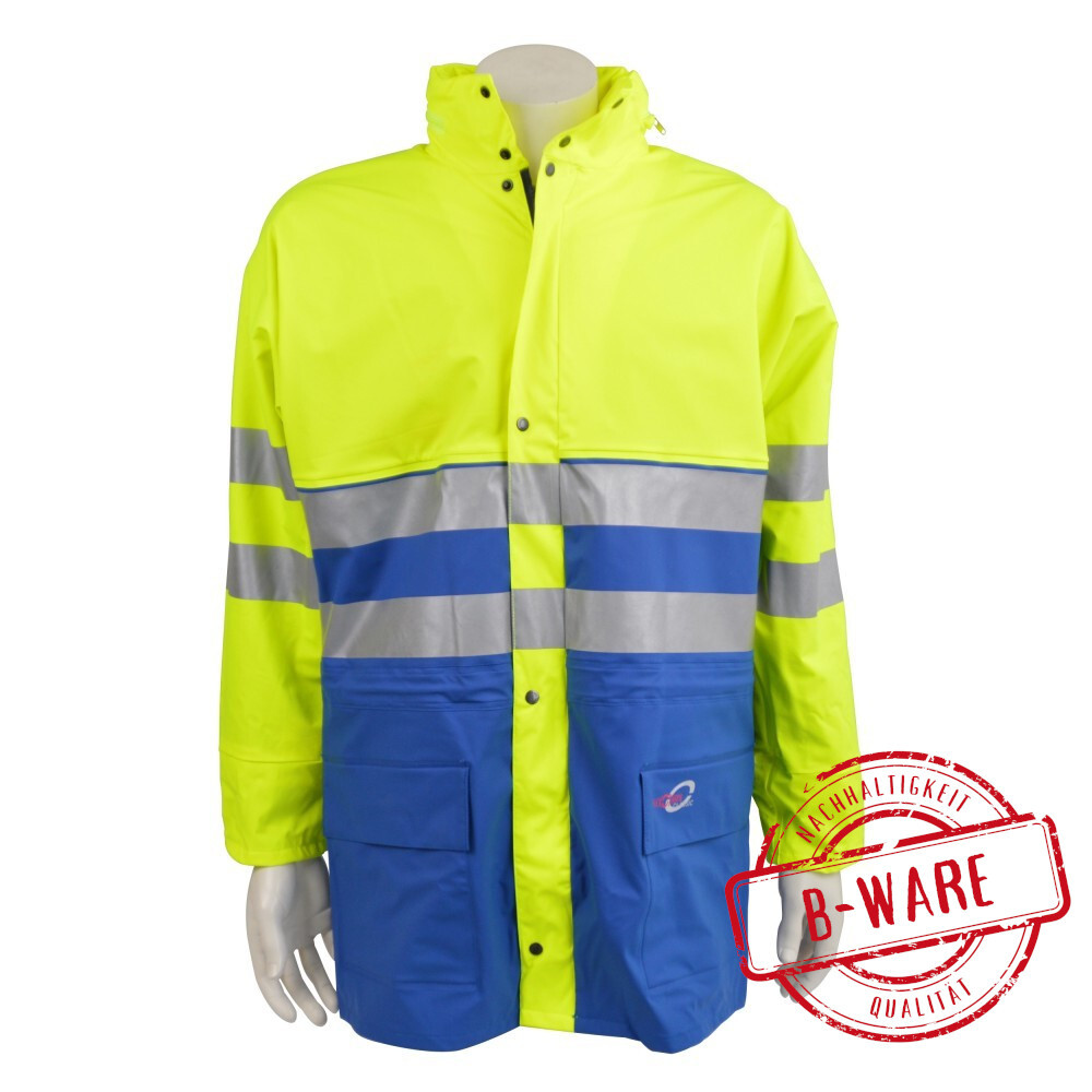 Warnschutz Regenjacke Gr&ouml;&szlig;e 2XL - B-Ware
