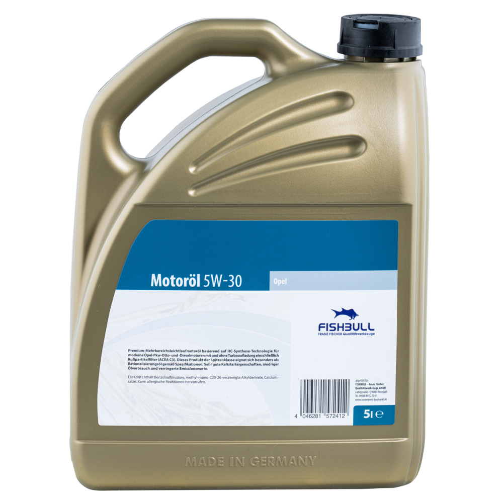 FISHBULL Motoren&ouml;l 5W-30 Opel 5 Liter image number 2