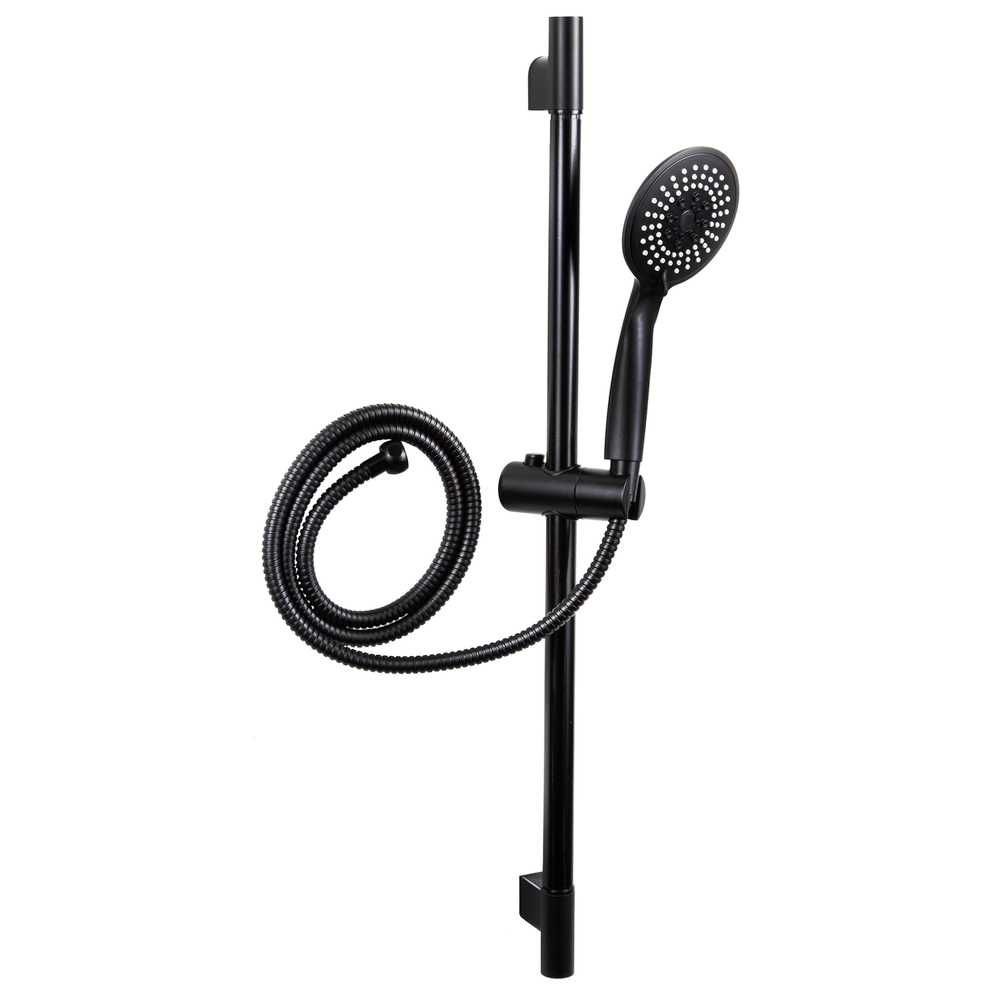 Handbrause-Set in Schwarz mit Brauseschlauch 150 cm und Wandhalterung B-Ware image number 0