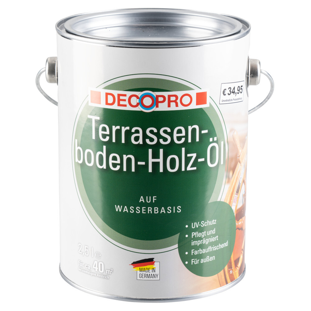 DECOPRO Terrassenboden-Holz-&Ouml;l 2500 ml douglasie