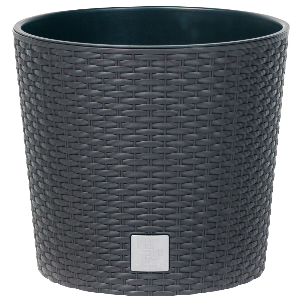 Prosperplast Pflanztopf Rato Round in Anthrazit