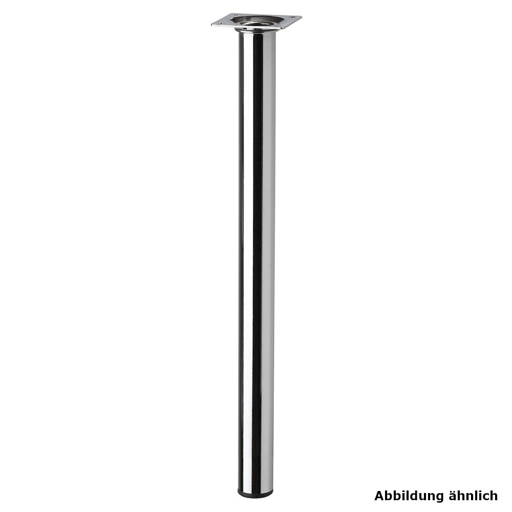 M&ouml;belfu&szlig; POP 400 x 30 mm rund in Chrom