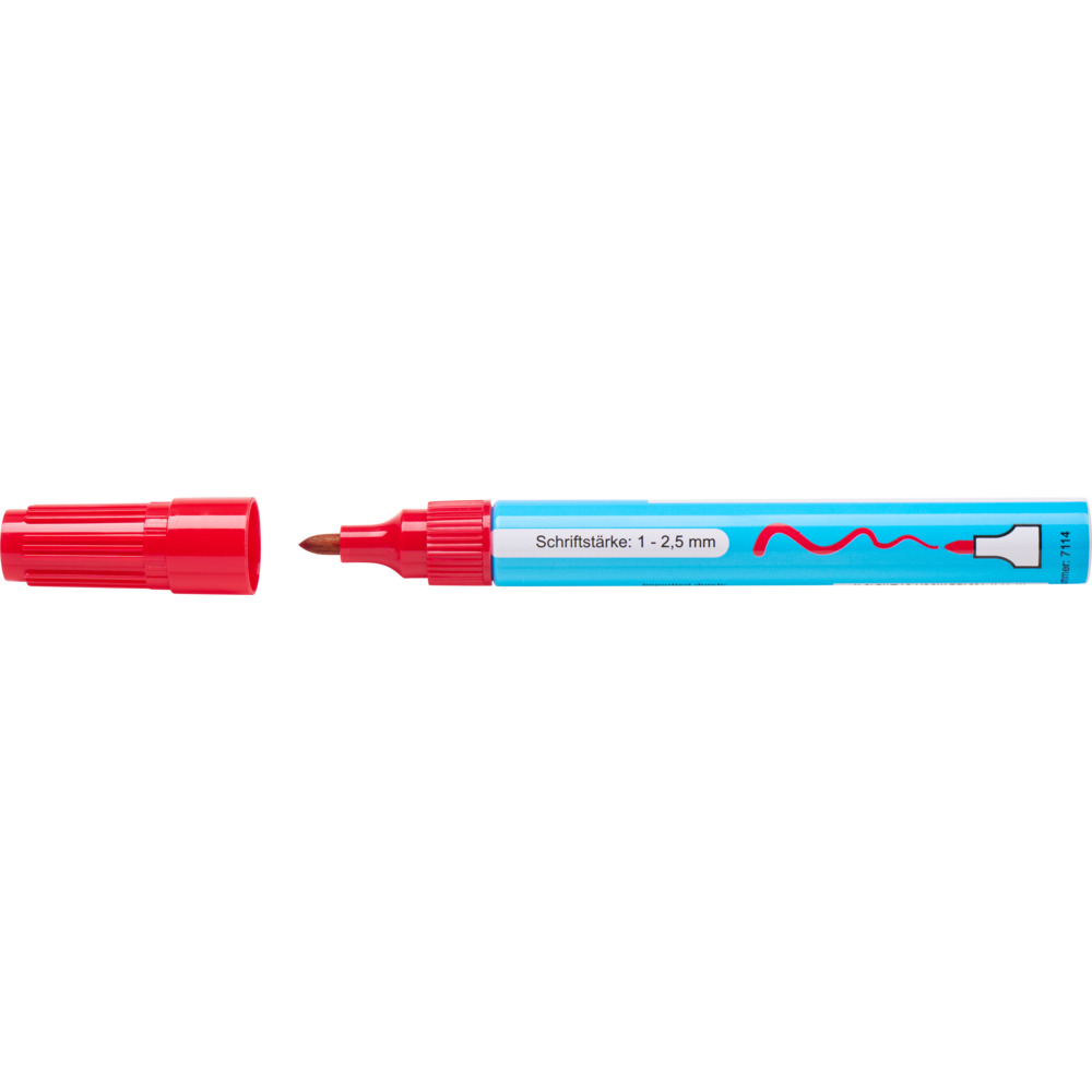 Permanent Marker 3000 rot, runde Spitze image number 2