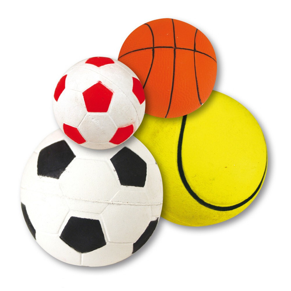Hundespielzeug Moosgummiball &Oslash; 9 cm