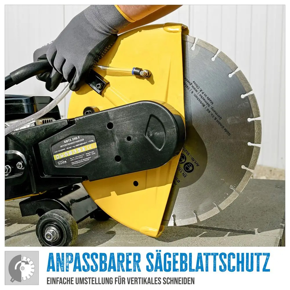 G&uuml;de&reg; Betontrennschneider GBTS 350.1 mit 3,9 PS image number 7